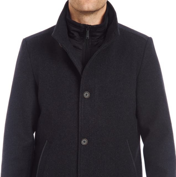 Vince Camuto Short Wool Blend Car Coat 